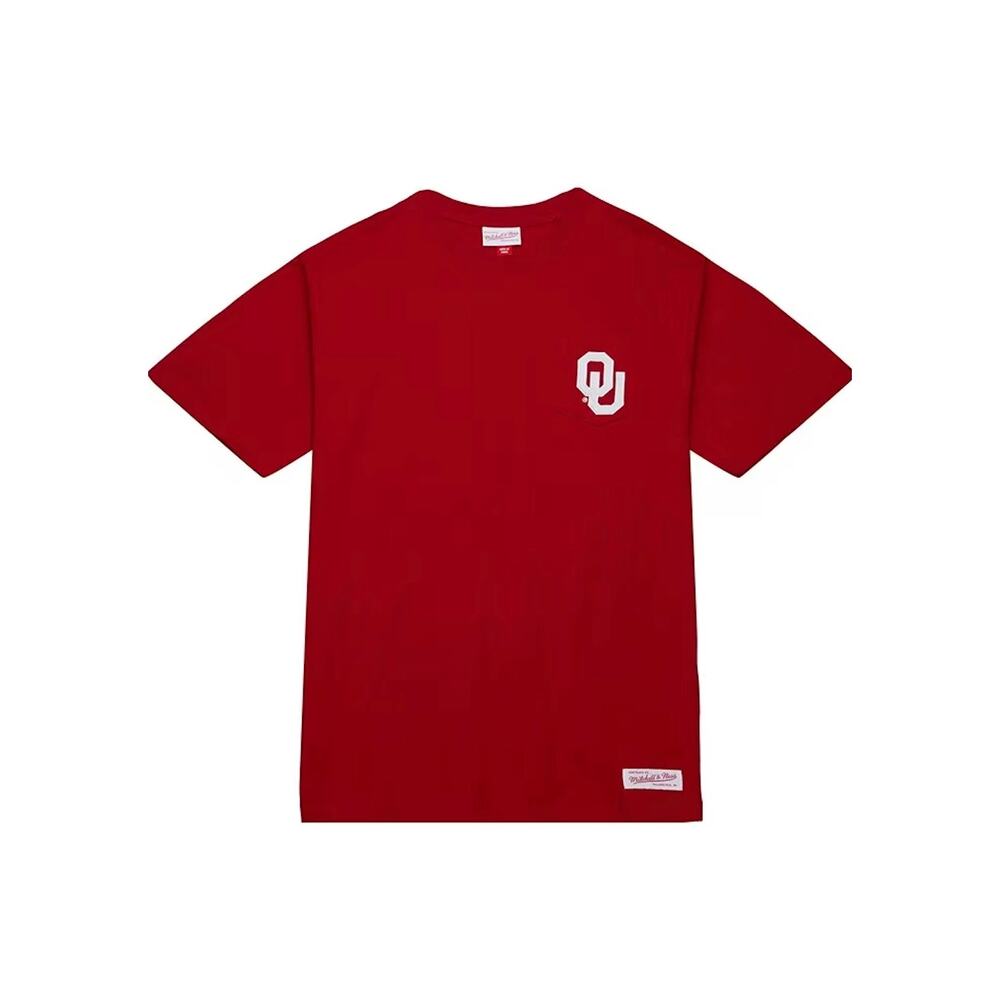 Mitchell & Ness Oklahoma Sooners Vintage-Inspired Red Pocket‎ Men's T-Shirt